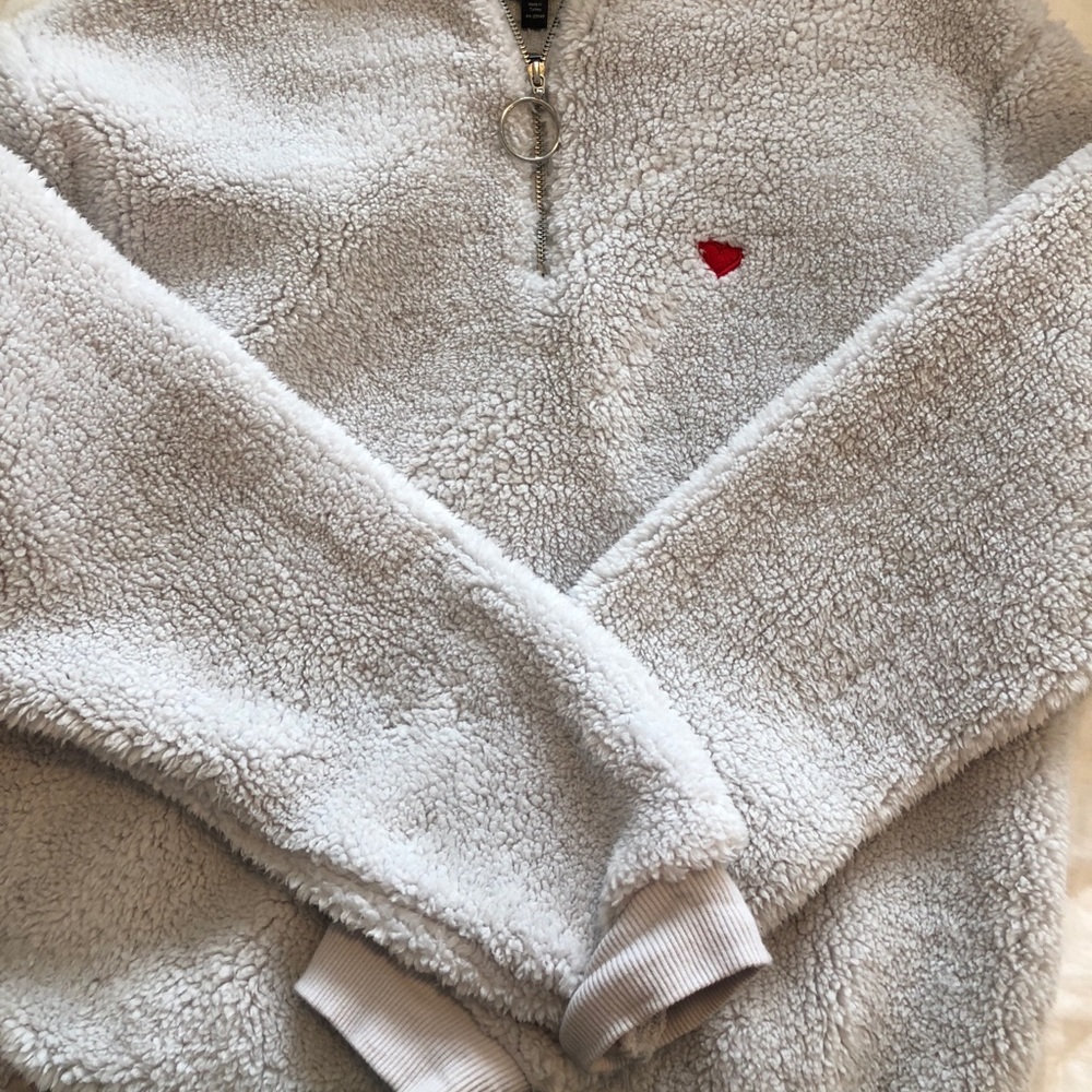 Topshop pullover fleece